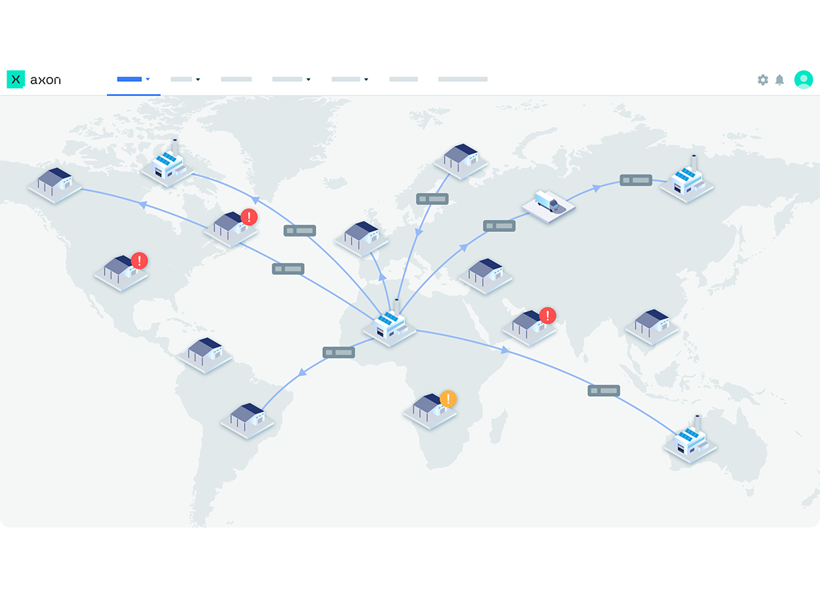 Axon digital value stream mapping