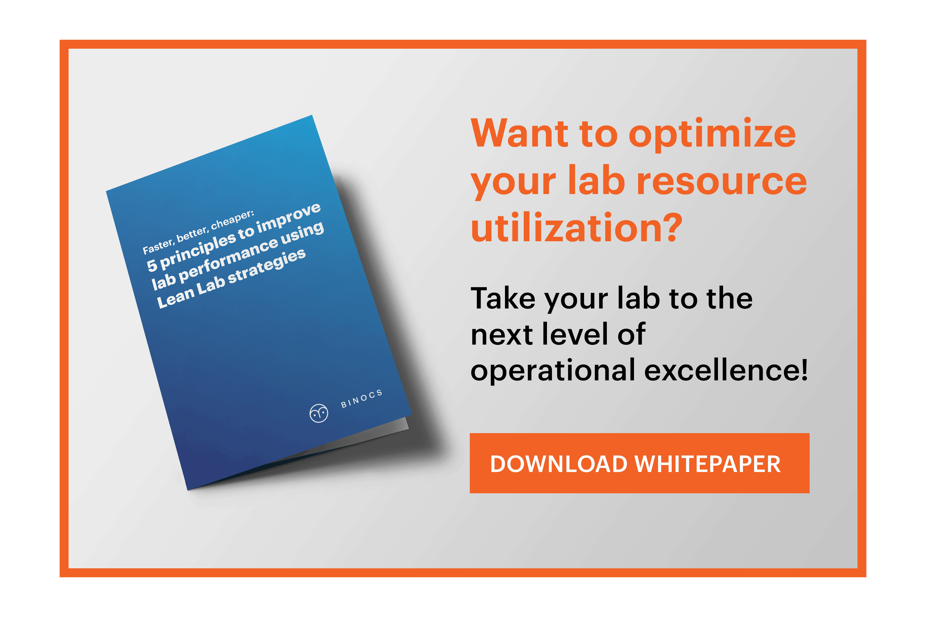 Download our whitepaper - 5 principles to improve lab performance using lean lab strategies