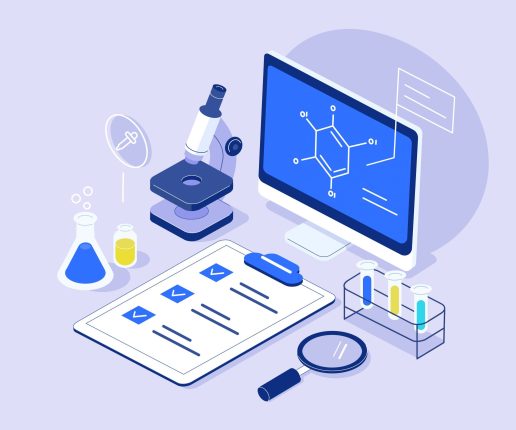 Lab resource scheduling graphic