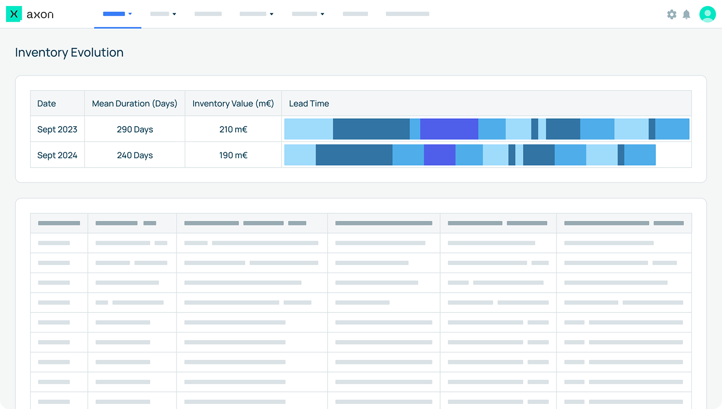 inventory reduction homepage header