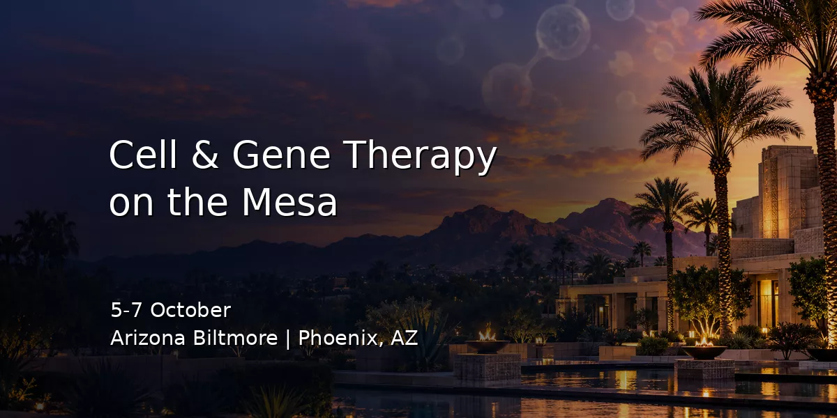 Cell gene therapy mesa website hero