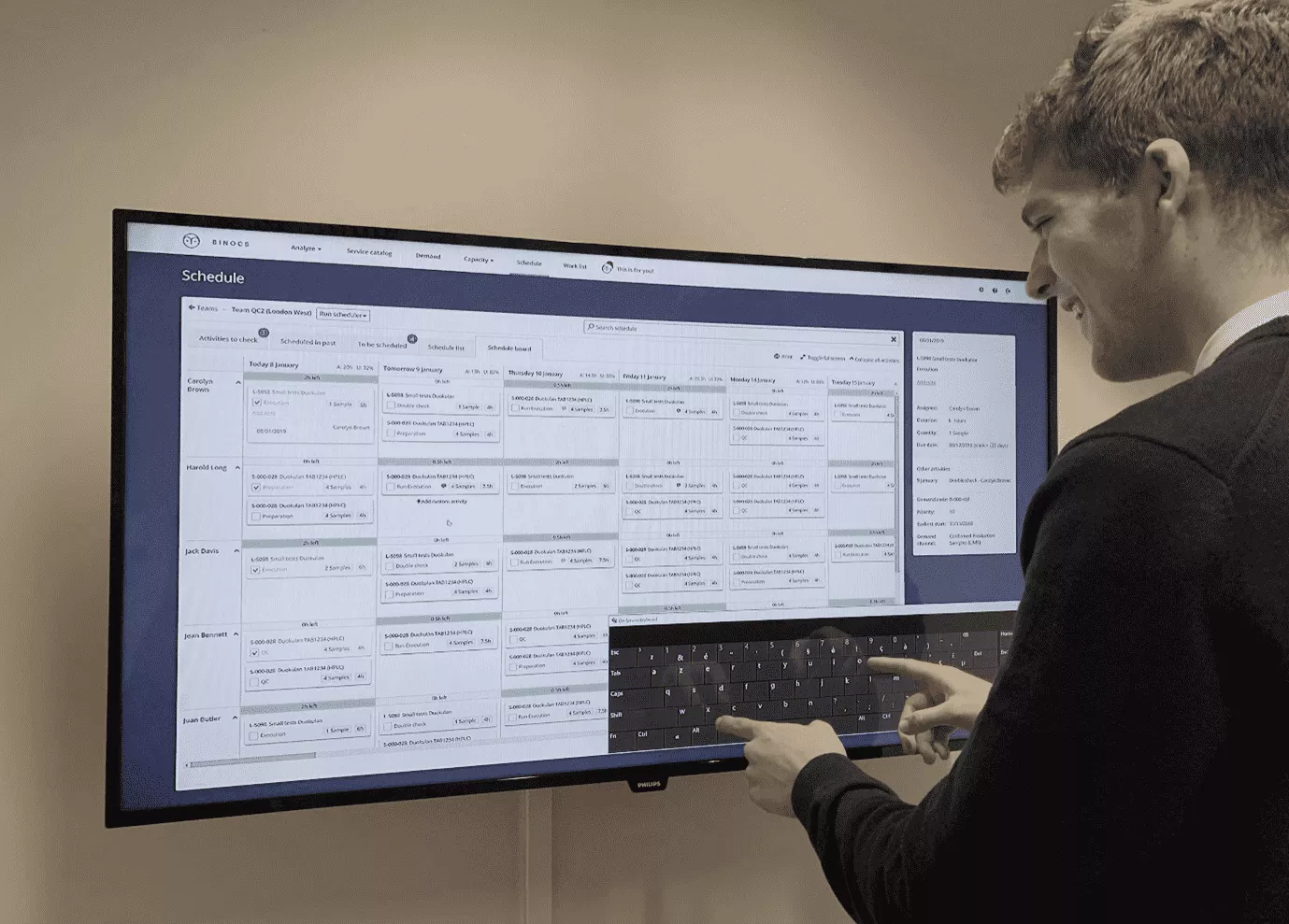Digital visual management