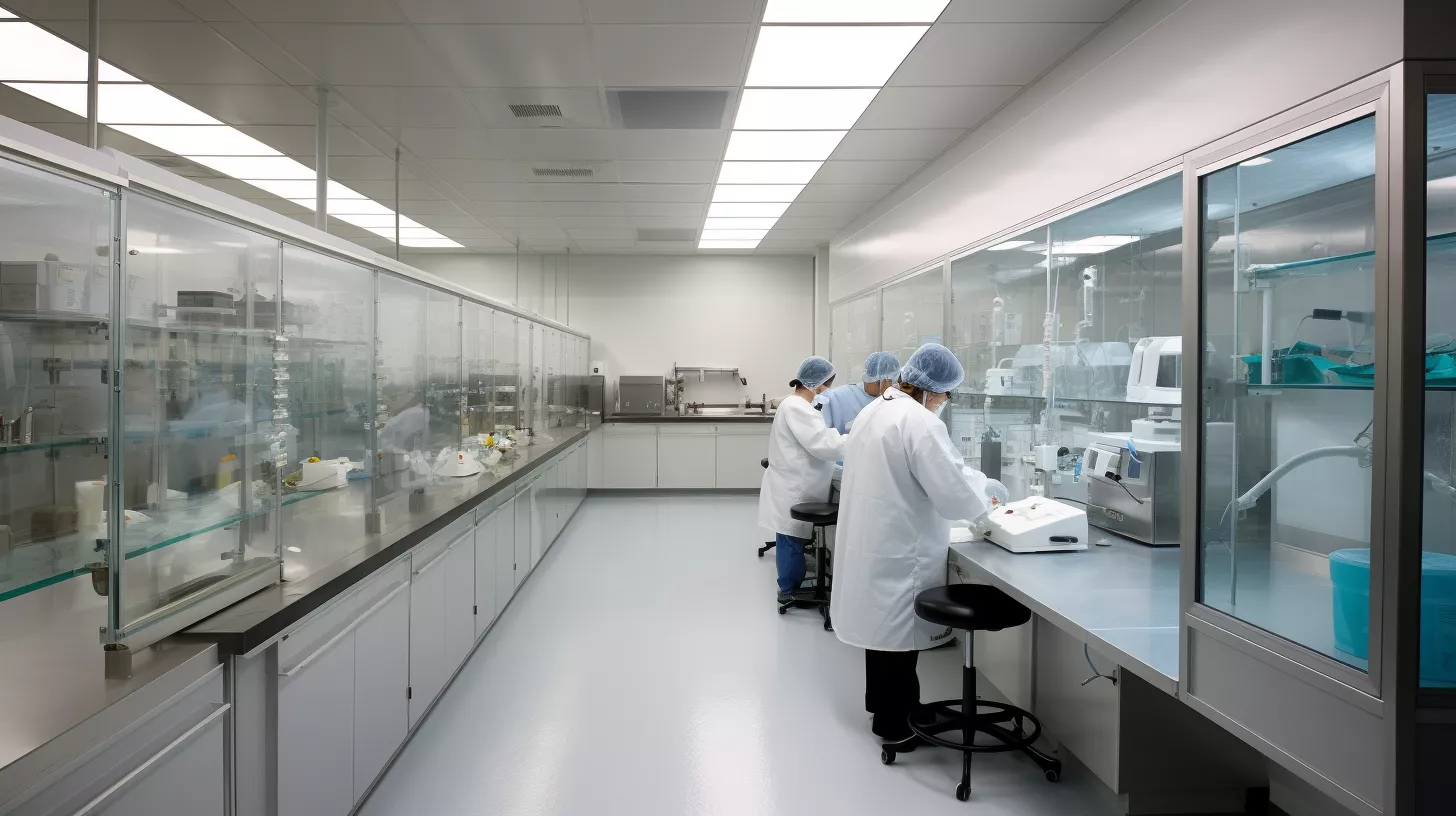Bluecrux 05629 stock photo interior wide shot cell and gene the 7189a556 7057 43af 984a 5ce358d50aac