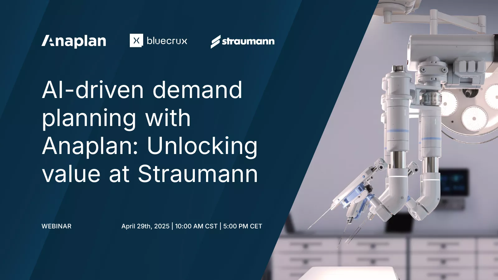 Anaplan rebrand webinar banners blucrux straumann new social