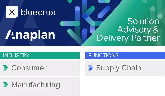 Anaplan Partner Accelerator Badge Bluecrux