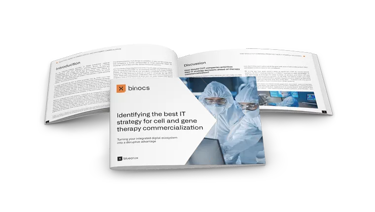 2023 Binocs Whirepaper The standardization of IT digital ecosystems for cell and gene therapies thumbnail