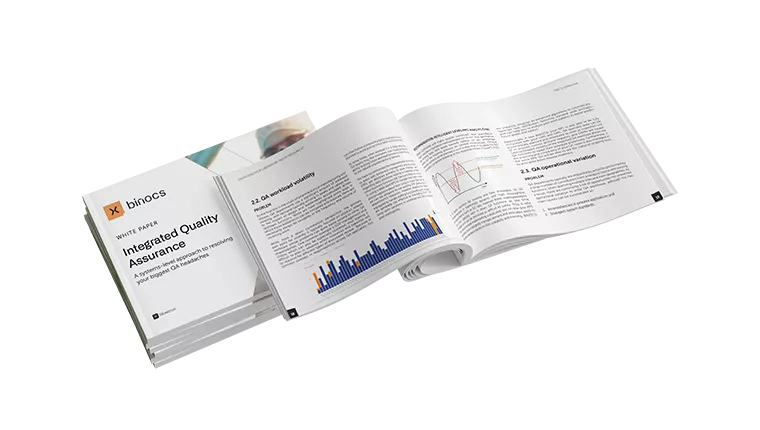 Integrated quality assurance mockup